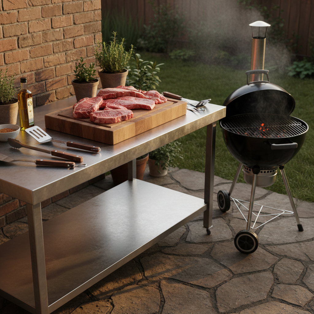 Matching Stainless Steel Prep Tables to Outdoor Kitchens: A Practical Durability and Layout Guide for Backyard Pitmasters, Grill Enthusiasts, and Outdoor Entertainers
