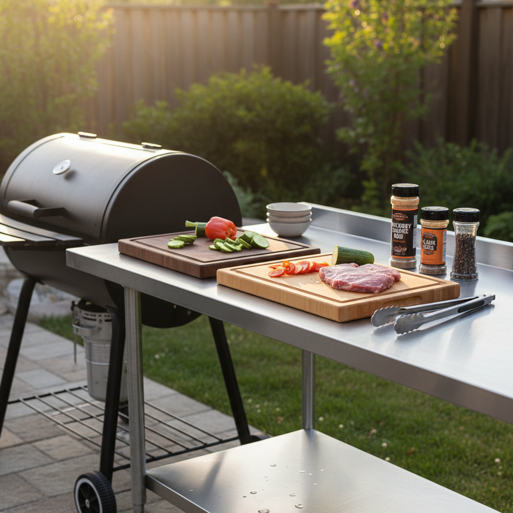 Stainless Steel Worktable for Outdoor Kitchen Prep: What Actually Works in a Real Backyard Setup