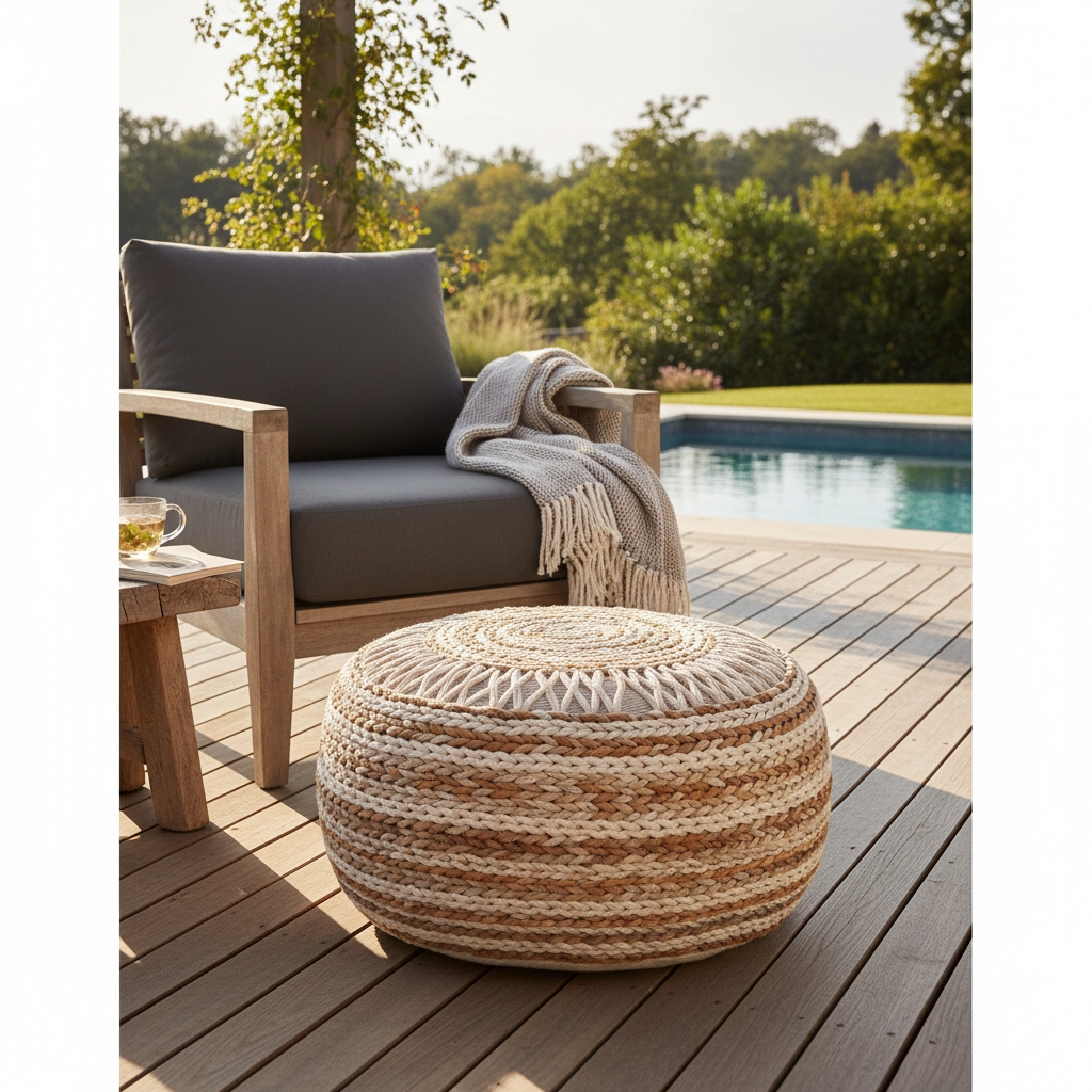 The Anatomy of a Great Braided Cotton Pouf Footstool: 7 Features That Actually Make a Difference for Patio Lounge Comfort