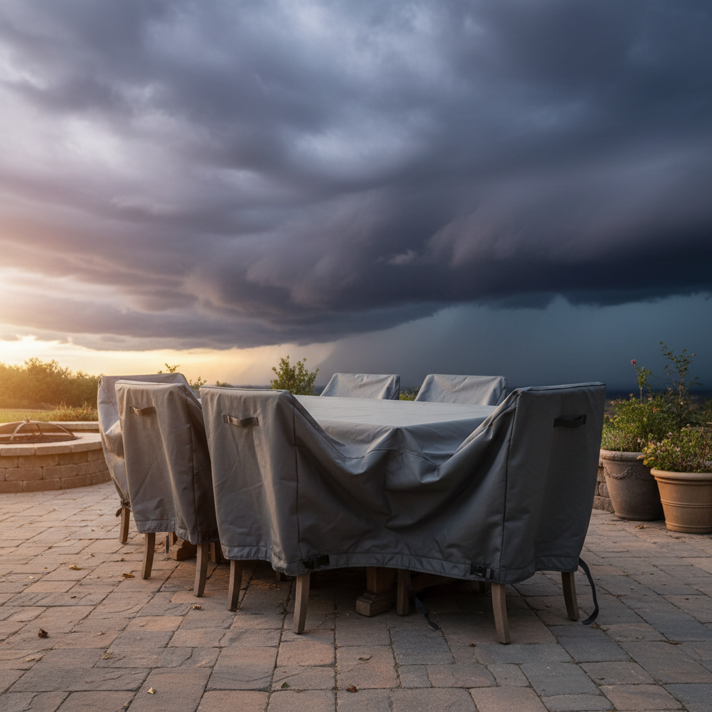 Patio Table Cover Weatherproof BBQ Furniture Protection by Material, Decoded: How to Pick the Right Cover for Sun, Rain, and Winter Storage