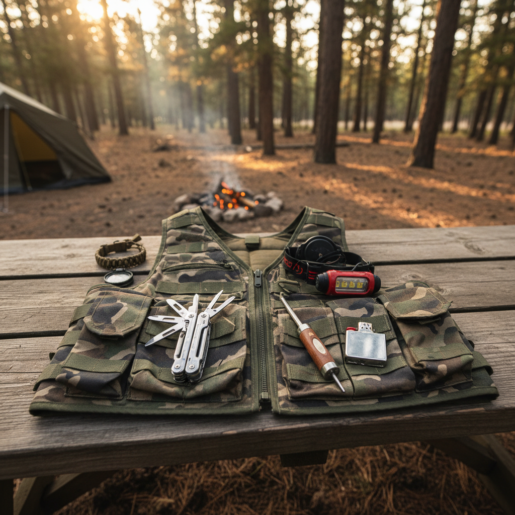 Specs on Paper, Slow Setup in the Field: Reading Tactical Outdoor Vest Campsite Gear Carry Specs