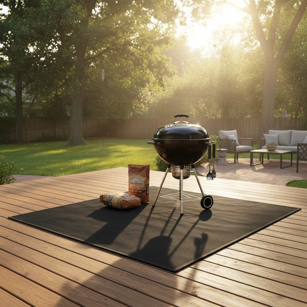 The Real Difference Between a Fireproof Grill Mat and No Protection at All in Deck Safety — And Which One Fits Your Backyard Setup