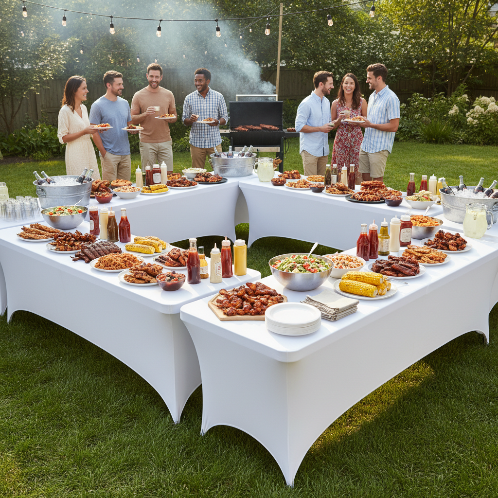 Outdoor Cookout Party Tables You Only Need Covered Once: Wind-Proof Setup, Not Mid-Meal Mess