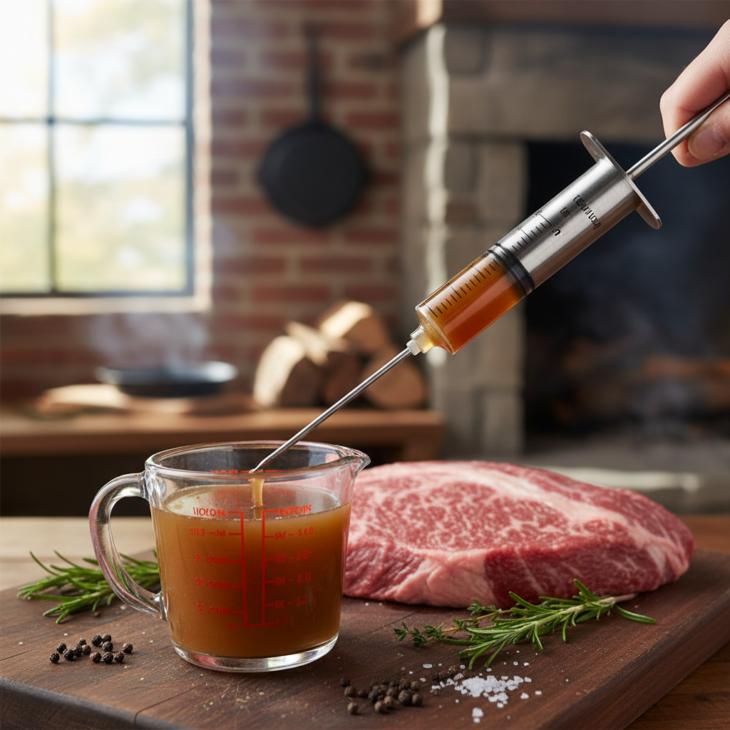 What Surface Seasoning Cannot Do: Deep-Smoke Brisket Cooks, Where a Meat Injector Syringe Kit Takes Over