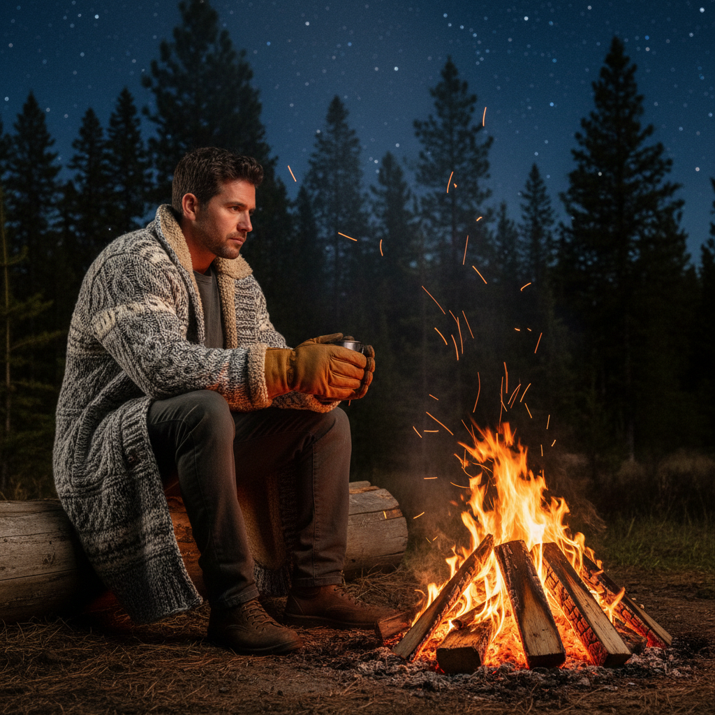 Why Your Winter Camp Layering Keeps Failing — and Where a Fleece Lined Cardigan Fits the Fix