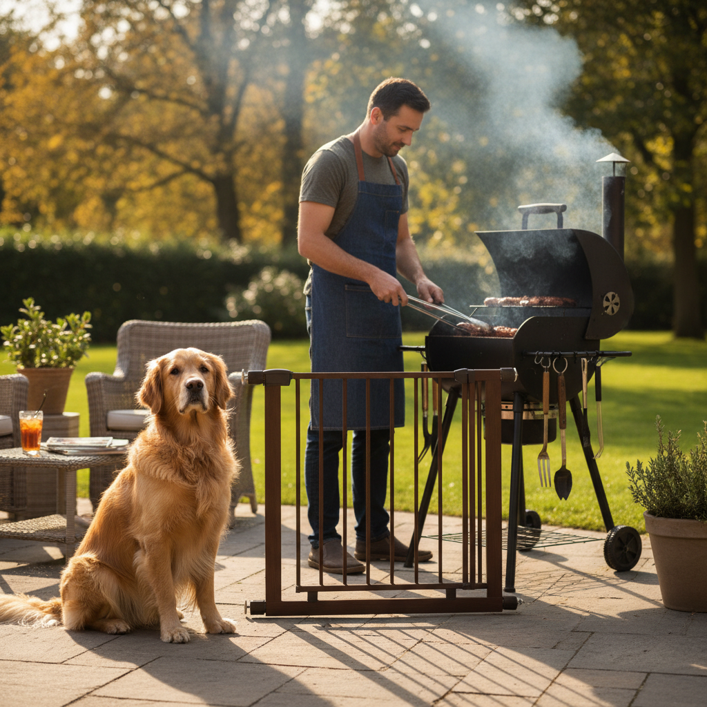 Hot Grease, Open Flames, and a Curious Dog — Building a Safe Outdoor Cooking Space That Works for Both of You