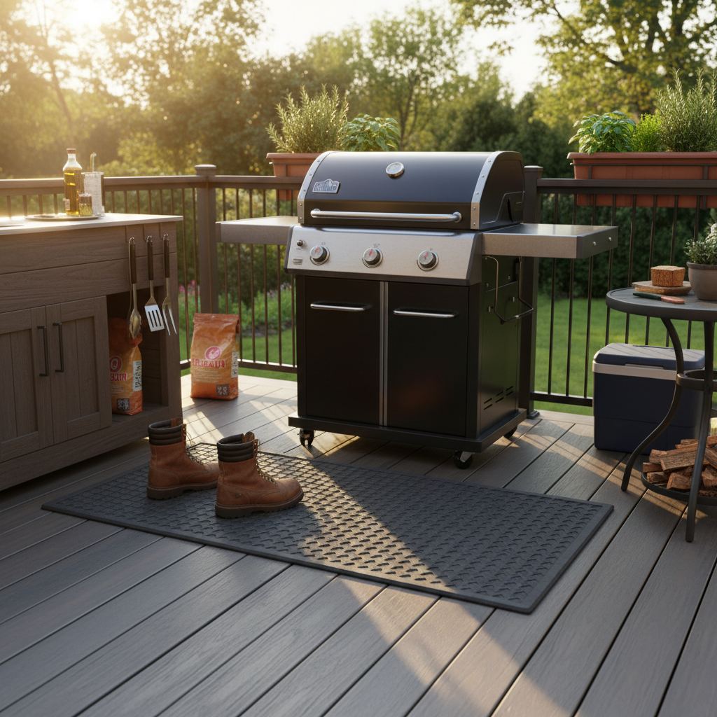 Mud, Grease, and Rain: The Case for an All Season Waterproof Doormat at Your Grill Station