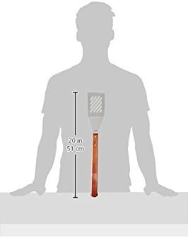 Barbecue Tool Set, 4-Piece Stainless Steel with Hardwood Handles