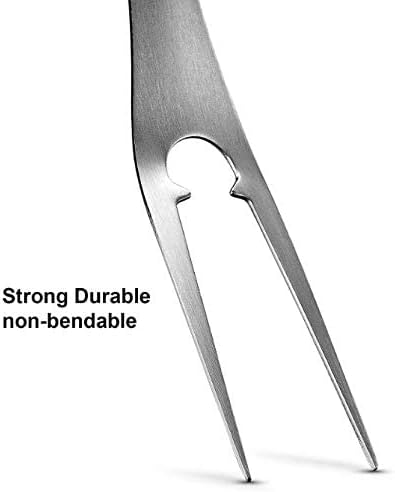 Barbecue Tool Set, 3-Piece Stainless Steel Grill Utensils with Opener