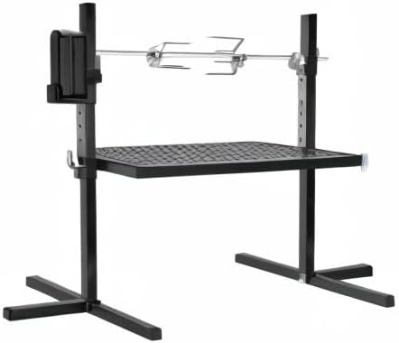 Onlyfire Adjustable Outdoor Camping Rotisserie Grill System and Spit Kit - Image 8