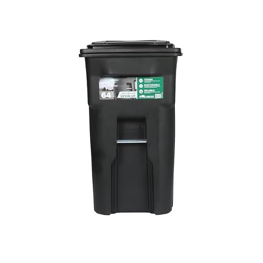 Premium 64 Gallon Black Wheeled Trash Can Bundle – Heavy Duty Municipal-Style - Image 4
