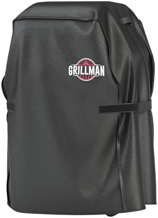 Grill Cover by Grillman, 30 Inch, BBQ Outdoor Grill Covers, Charcoal & Gas by Grillman