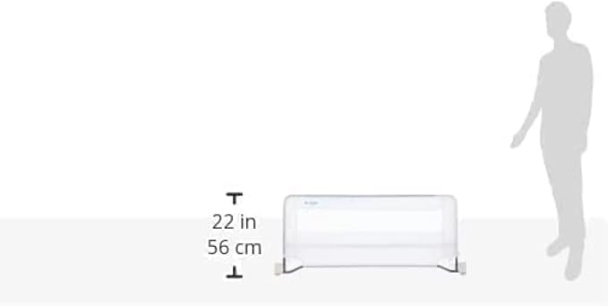 Regalo Safety Swing Down Bed Rail Guard - Image 3