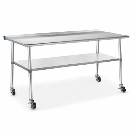 GRIDMANN Stainless Steel Table 72 in. x 24 in., NSF Commercial Kitchen Prep & - Image 8