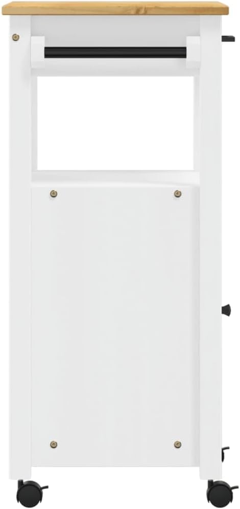 Kitchen Trolley Monza Rolling Kitchen Island Cart - Image 4
