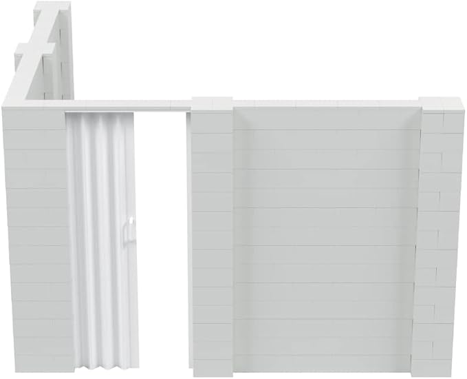 EverBlock 10’ x 10’ x 7’ L-Shaped Wall Kit by EverBlock