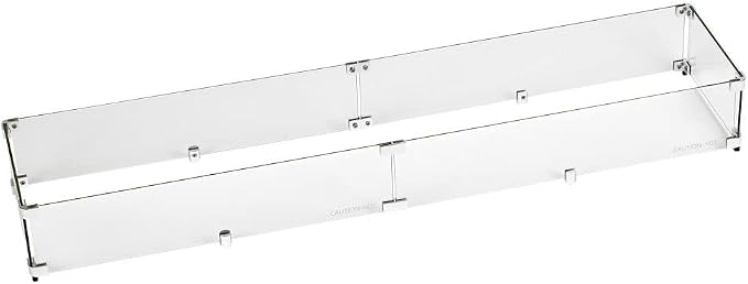 American Fireglass Tempered Glass Flame Guard by AmericanFireProducts
