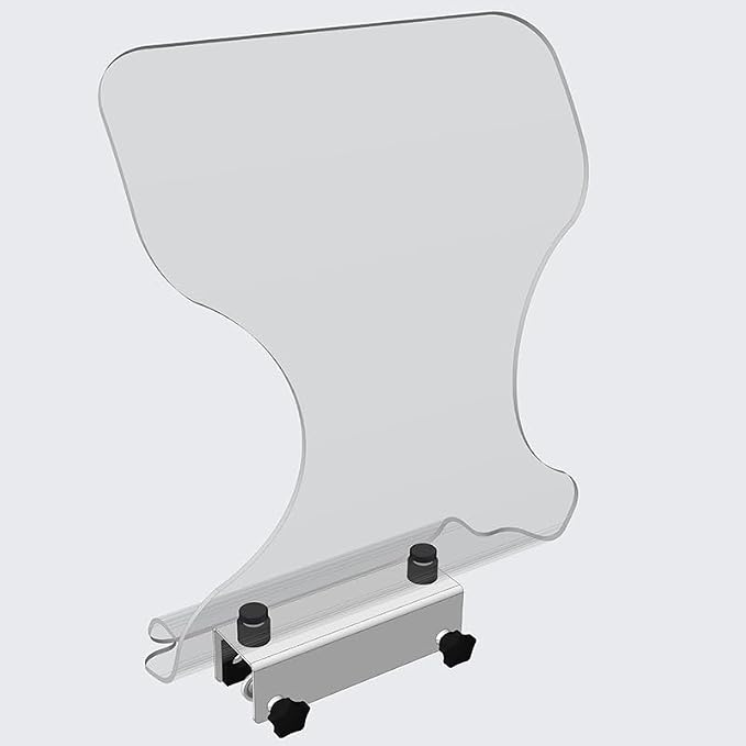 The Shield Plexiglass Splash Guard hopper or service sink personal protective by Unknown