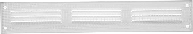 Repa Market 2-Pack 12x2 Inch Air Vent Cover/White Galvanized Steel Louvered - Image 7