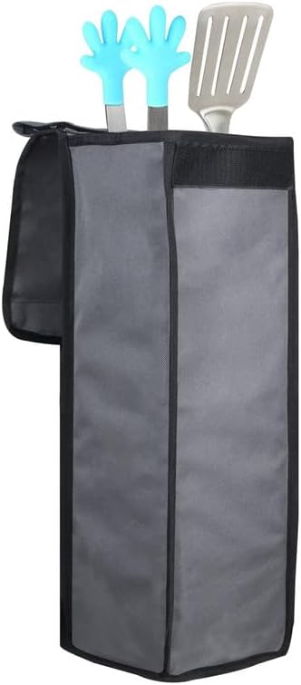 Grill Utensil Accessory Storage Bag Grey Waterproof BBQ Tool Storage Bags Grill by YUJHON
