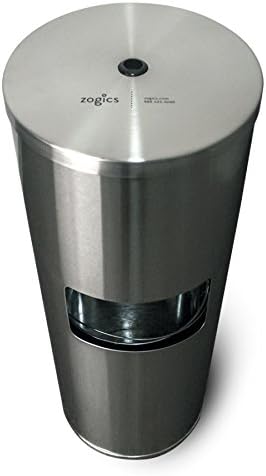 Zogics Floor Stand Gym Wipe Dispenser, Stainless Steel Wipe Dispenser - Image 2
