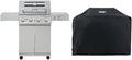 Monument Grills Larger 4-Burner Propane Gas Grills BBQ Stainless Steel by MonumentGrills