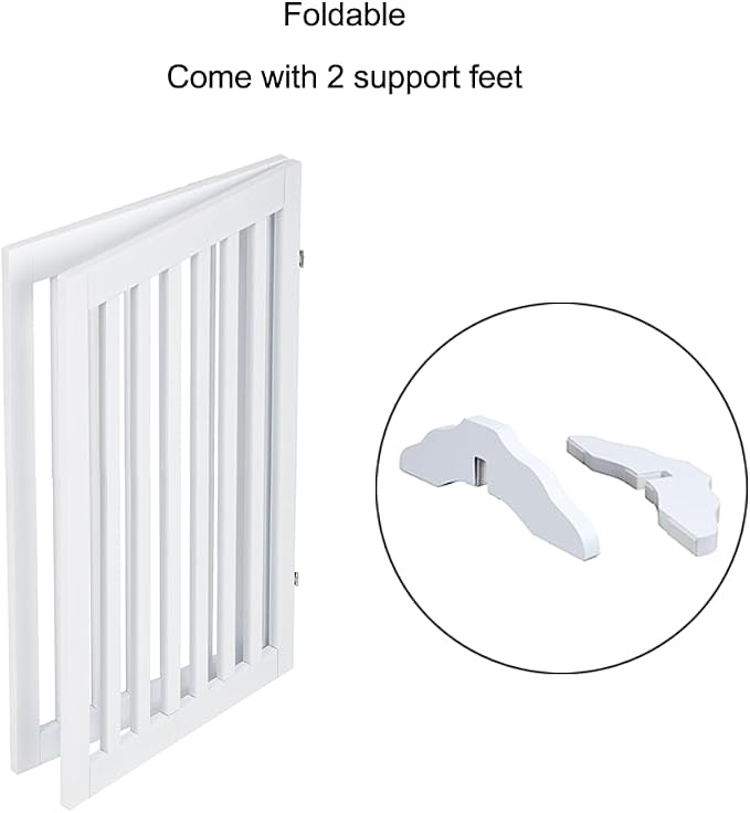 unipaws 36”H Free Standing Pet Gate - Image 4