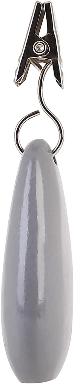 TwoFish Home Set of 4 Grey Stone Tablecloth Weights Clips Handicraft Grey Stone - Image 7