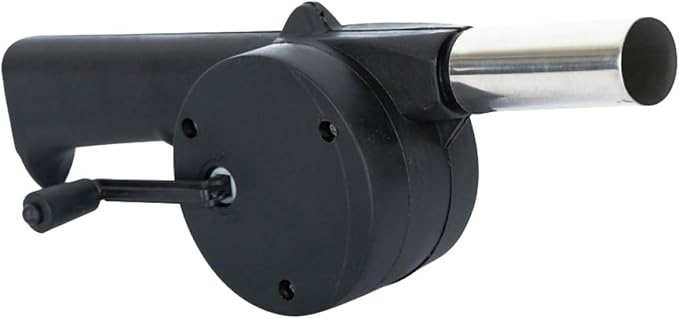 Manual Bbq Air Blower Hand Crank Fan Portable Campfire Bellows by Abaodam