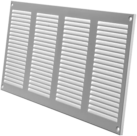 Repa Market 2-Pack Air Vent Cover 16x8 Inch White Galvanized Steel Louvered - Image 7