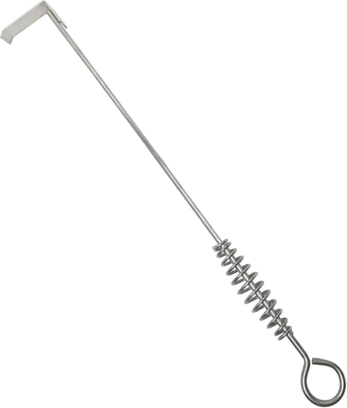 17.5" BBQ Ash Tool Poker Rake, Charcoal and Grill Cleaning Ash Tools by Quantfire