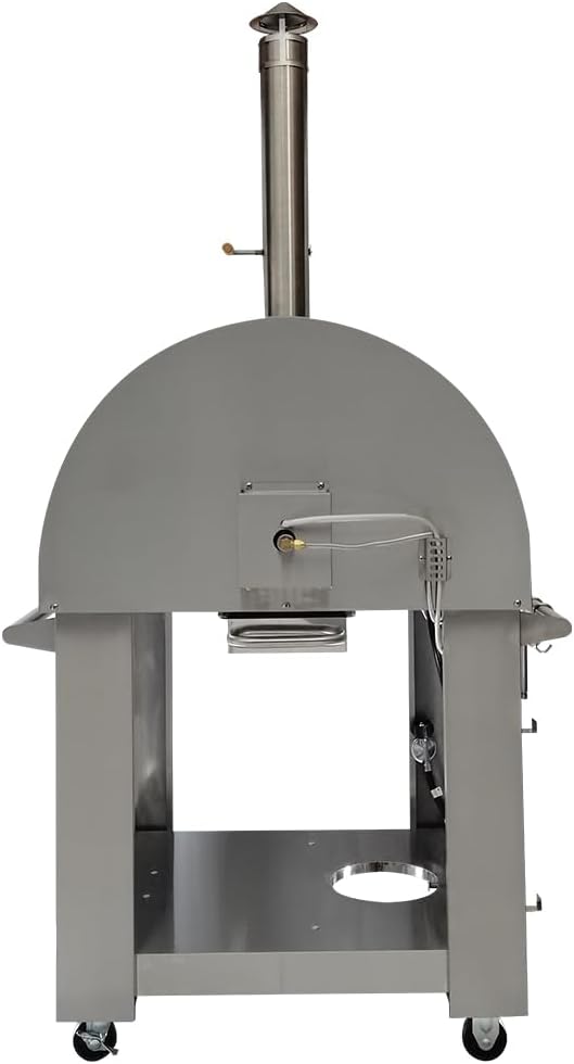 KOSTCH 32.5 inch Wood Fired and Propane Gas Pizza Oven - Image 8
