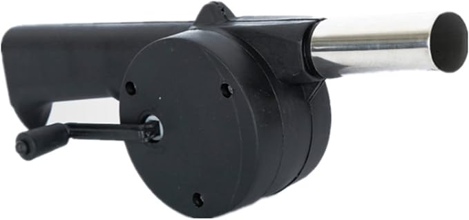 Small Manual Air Blower Hand Crank BBQ Fan Portable Barbecue Air Blower by Uqezagpa