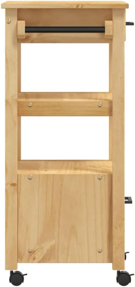 Kitchen Trolley Monza Rolling Kitchen Island Cart - Image 5