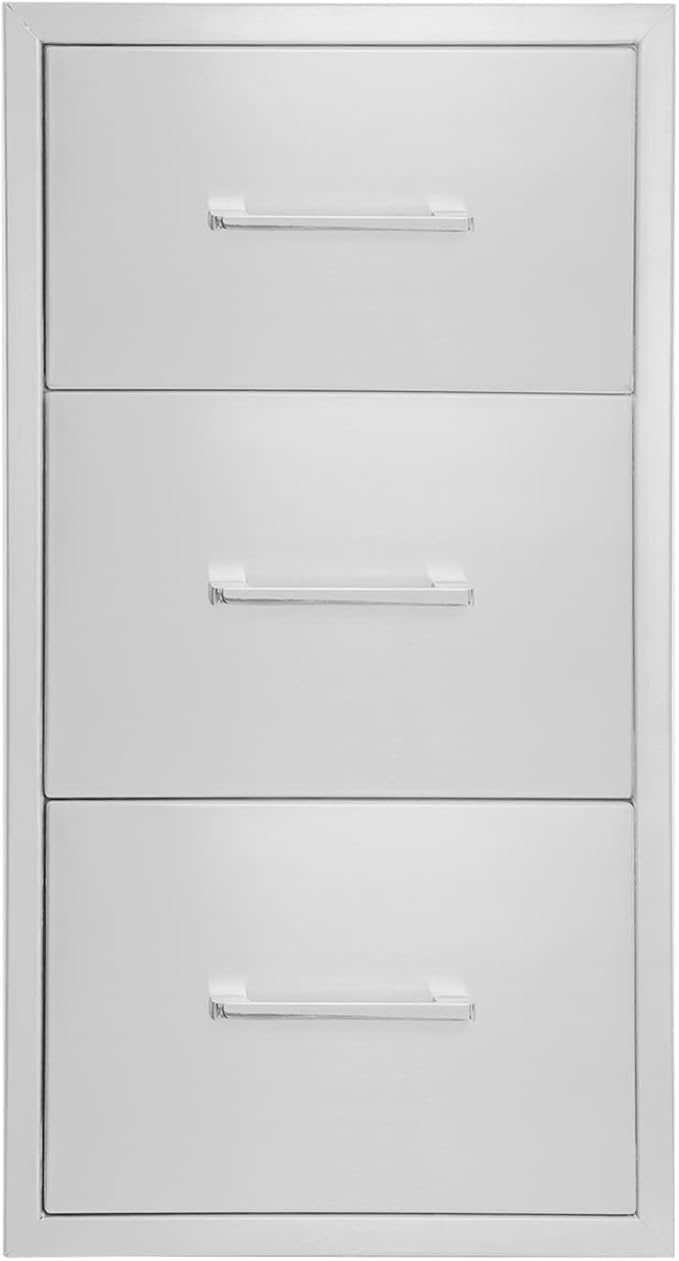 TIANAI Outdoor Kitchen Double Drawer w/Paper Towel Holder Combo Works - Image 6