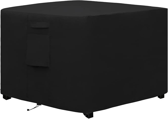 Easy-Going Outdoor Fire Pit Cover Square 32"Lx32"Wx24"H, Durable Outdoor Gas by Easy-Going