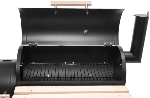 44" Charcoal Grill Offset Smoker, Outdoor BBQ Smoker - Image 7