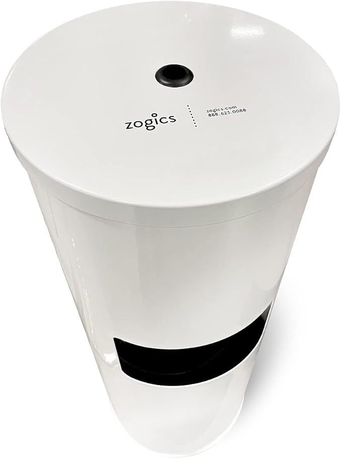Zogics Gym Wipes Dispenser Stand and Trash Bin – Dual-Purpose Wet Wipes - Image 2