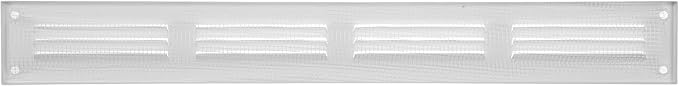 Repa Market 2-Pack Air Vent Cover 16x2 Inch White Galvanized Steel Louvered - Image 7