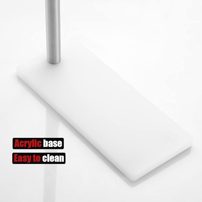 JQK Hand Towel Holder Stand Brushed, Modern Tree Rack Free Standing - Image 9