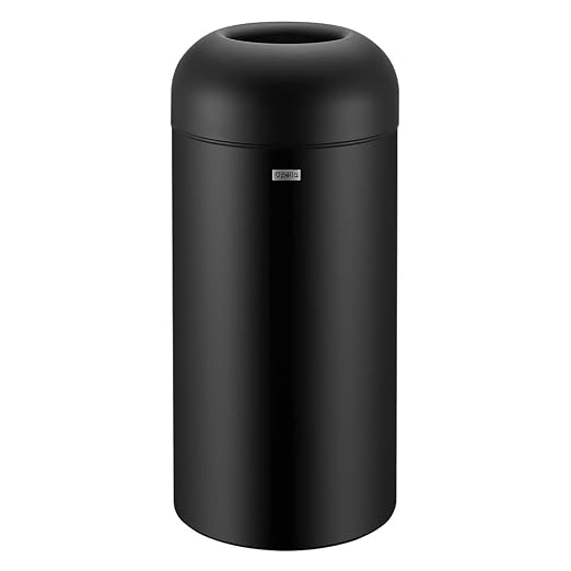 71 Liter / 18.8 Gallon Commercial Open Top Trash Can, Big Capacity, Brushed by Upella