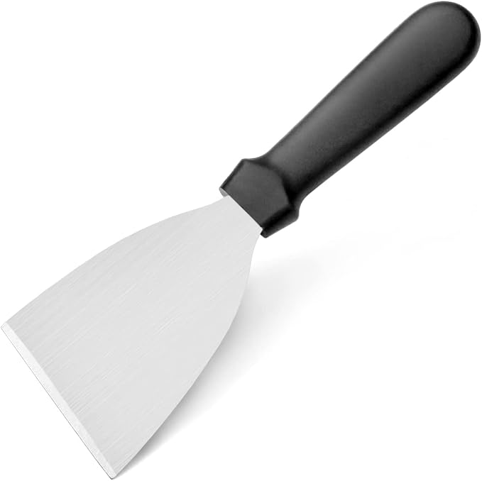 New Star Foodservice 38323 Plastic Handle Slant Edge Grill Scrapers, 4 by by NewStarFoodservice