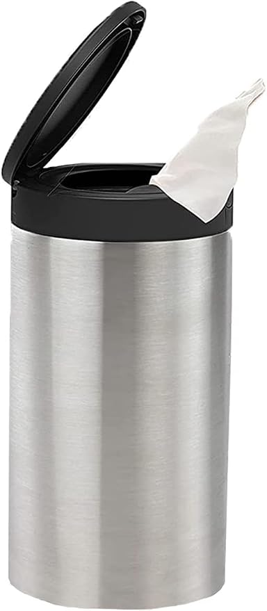 Spectrum Disinfecting Wipes Container Satin Nickel Refillable Stainless Steel by Spectrum