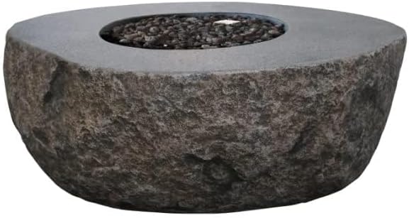 Elementi+ | Colorado Gas Fire Pit Cast Concrete 56" Rectangular Fire Table - Image 9