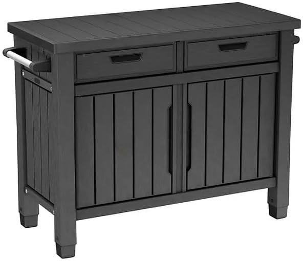 Outdoor Grill Table, Entertainment, and Storage Table - Image 6