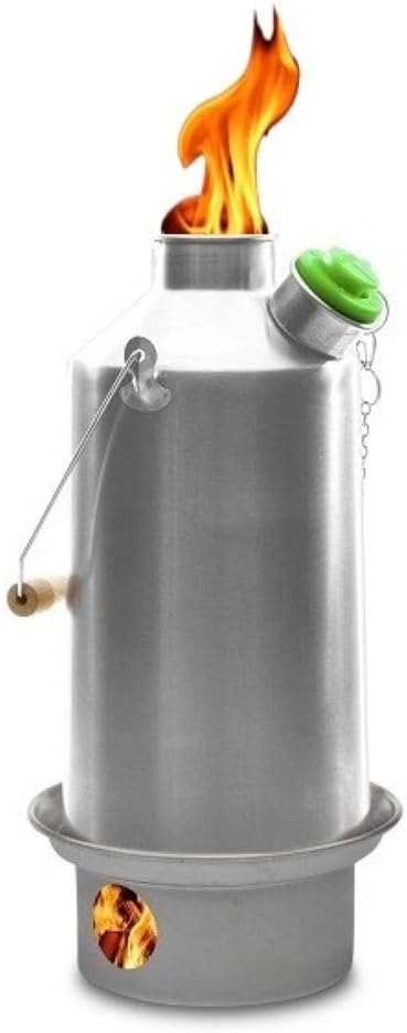 'Base Camp' Kelly Kettle® 54fl.oz. | Stainless Steel | Whistles When Boiled | by KellyKettle