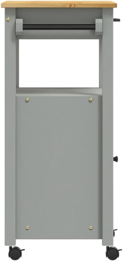 Kitchen Trolley Monza Rolling Kitchen Island Cart - Image 5