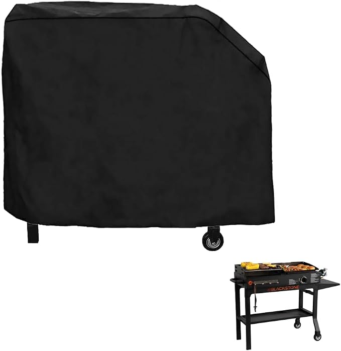 Grill Cover for Blackstone Duo 17 Griddle and Grill Combo, 600D Heavy Duty by DONSIQIZZ