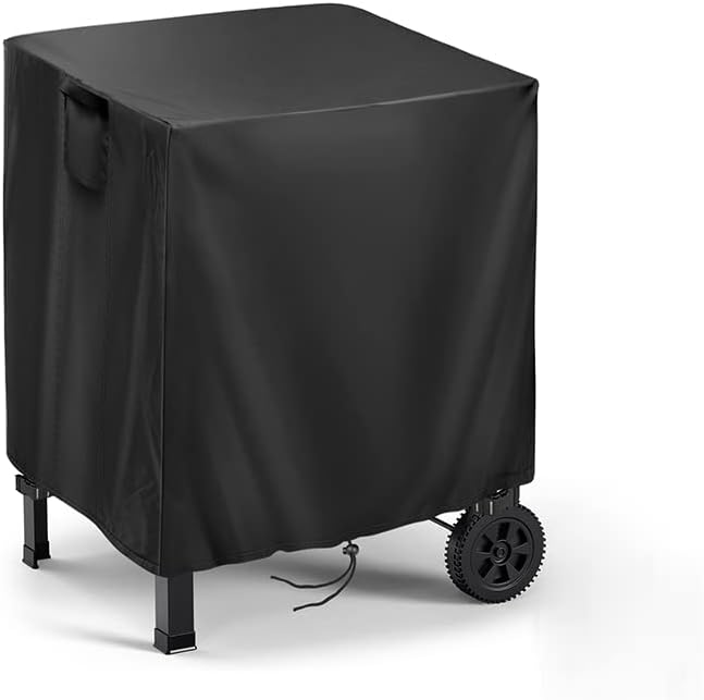 Outdoor Prep Table Cover for Inkmin Double-Shelf Movable Dining Cart Table by Jungdaoutdoorfurniturecover