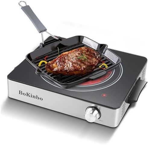 Single Infrared Burner, 1800w electric stove, compact size portable electric by Unknown